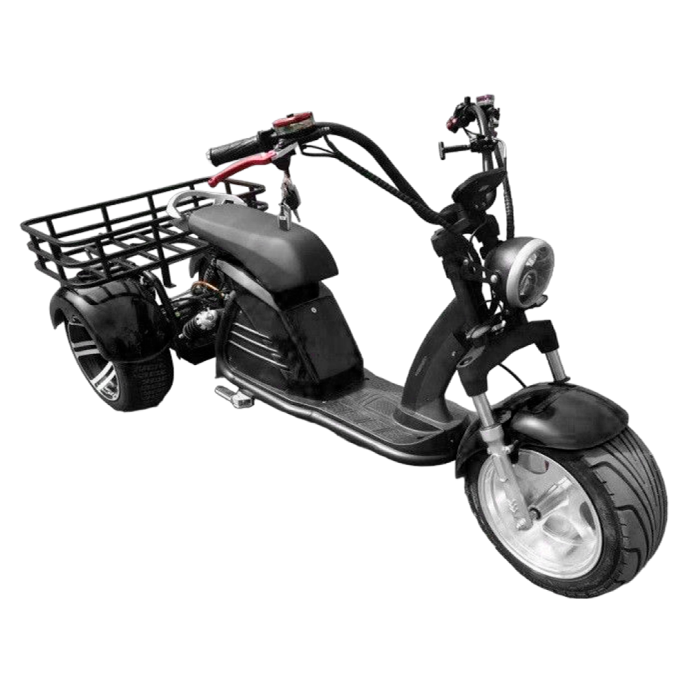 Электроскутер GT M6 Trike черный Электроскутер GT M6 Trike черный