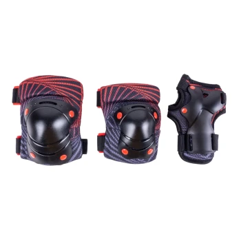 Набор защиты Tech Team Safe Fit Teens 2.0 Red (Красный) Размер M